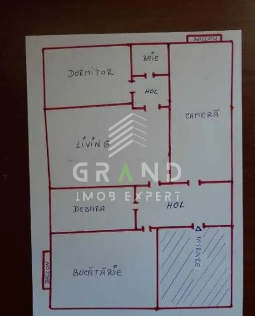 Ap 3 camere, BALCON, zona Manastur