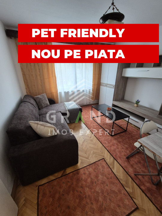 Ap 2 camere,DECOMANDAT, BALCON,PARCARE,PET-FRIENDLY, Zorilor/Pasteur/Viilor