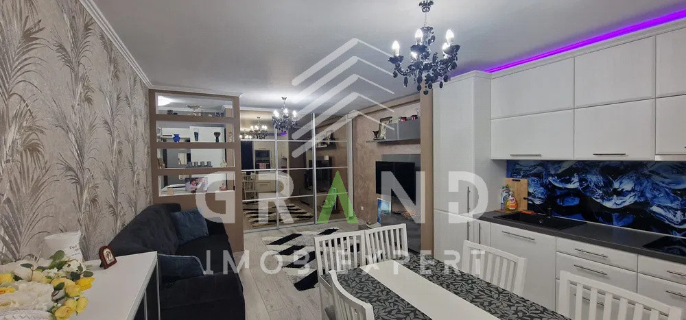 Apartament semidecomandat cu finisaje premium, mobilat, 2 camere, 50 mp, Baciu