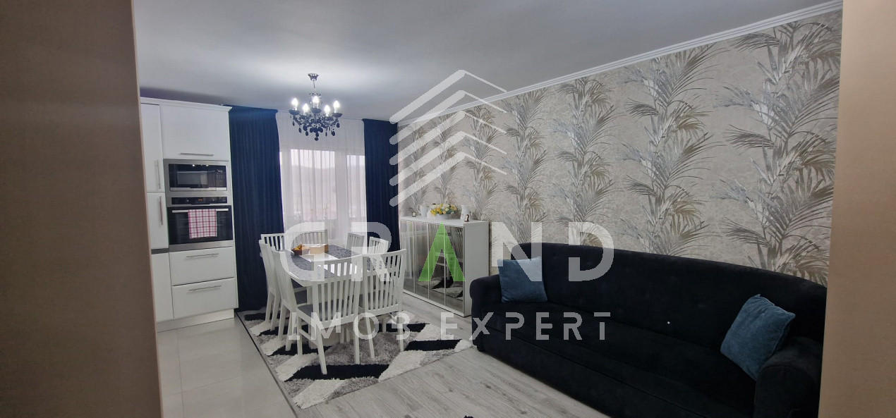 Apartament semidecomandat cu finisaje premium, mobilat, 2 camere, 50 mp, Baciu