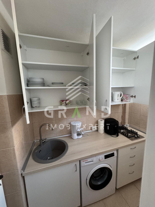Garsonieră renovată,mobilată și utilată–Mănăștur,Bucegi,Complex BIG