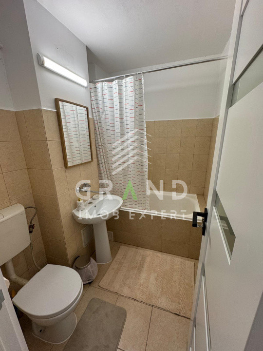 Garsonieră renovată,mobilată și utilată–Mănăștur,Bucegi,Complex BIG