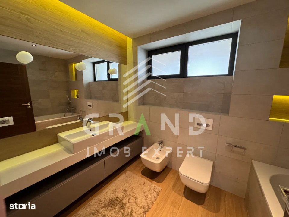 Închiriere Apartament Lux 3 Camere | Mobilat | Parter cu Grădină + 2 Parcări