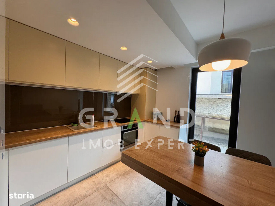 Închiriere Apartament Lux 3 Camere | Mobilat | Parter cu Grădină + 2 Parcări