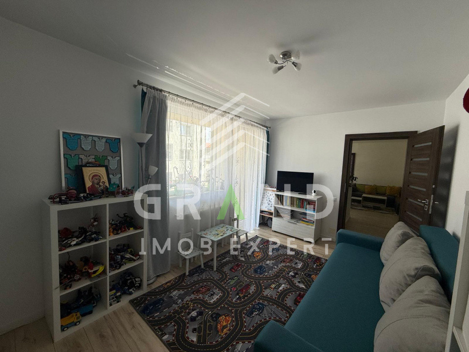 Apartament 3 camere 78 m² + 21 m² balcoane, complet utilat + parcare, Florești