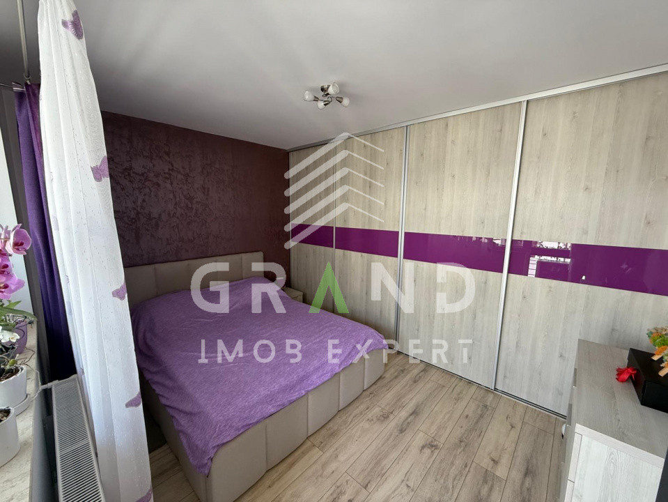 Apartament 3 camere 78 m² + 21 m² balcoane, complet utilat + parcare, Florești