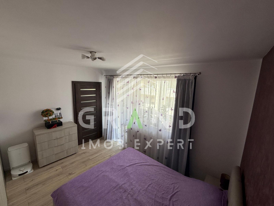 Apartament 3 camere 78 m² + 21 m² balcoane, complet utilat + parcare, Florești