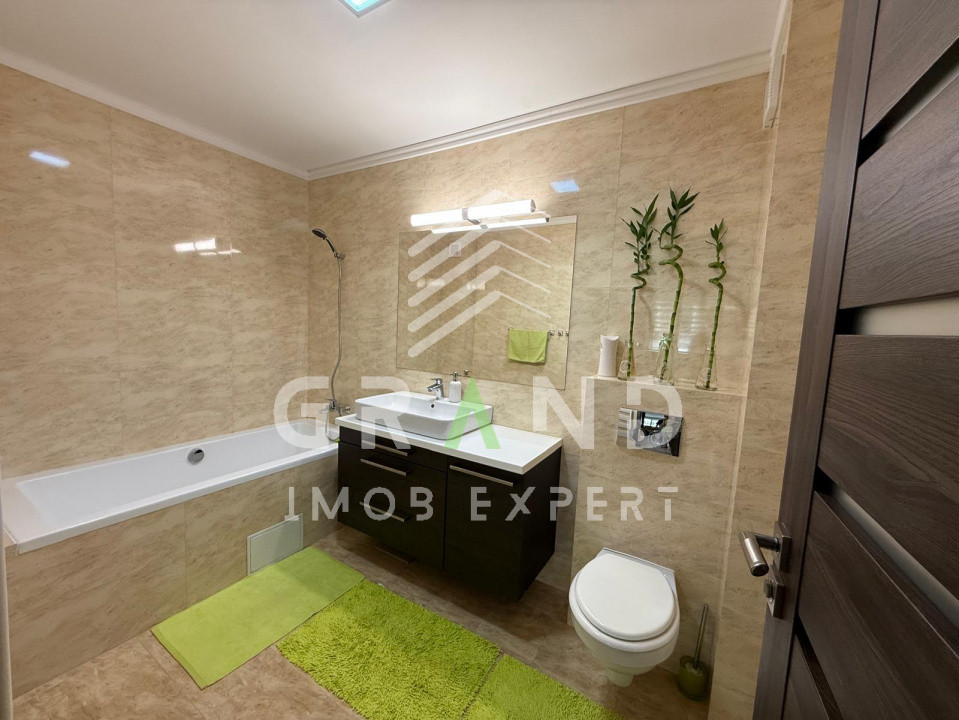 Apartament 3 camere 78 m² + 21 m² balcoane, complet utilat + parcare, Florești