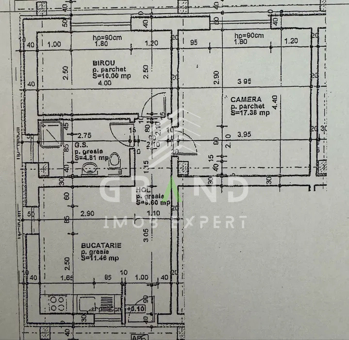 Ap 3 CAMERE, 2 BALCOANE INCHISE, 2 LOCURI DE PARCARE, zona Iris/Sobarilor