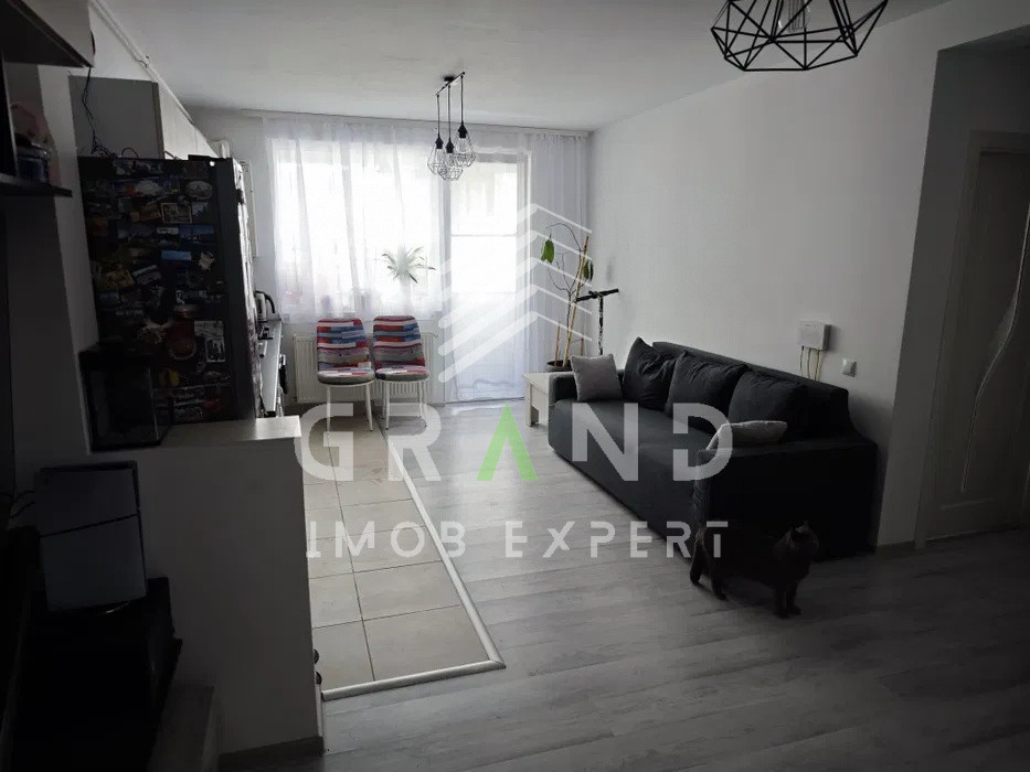 Floresti: apartament de vanzare 2 camere-mobilat, parcare inclusă, gata de mutat
