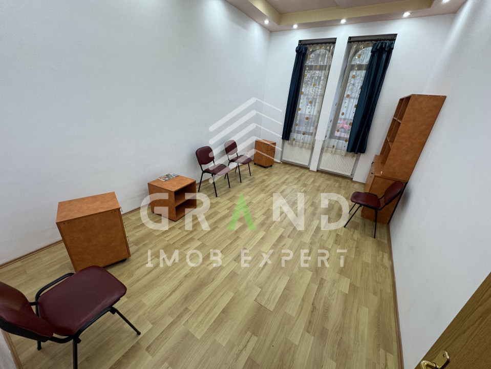 Spațiu de birouri cu 3 încăperi | 59 mp | Parcare | str. Horea/Centru