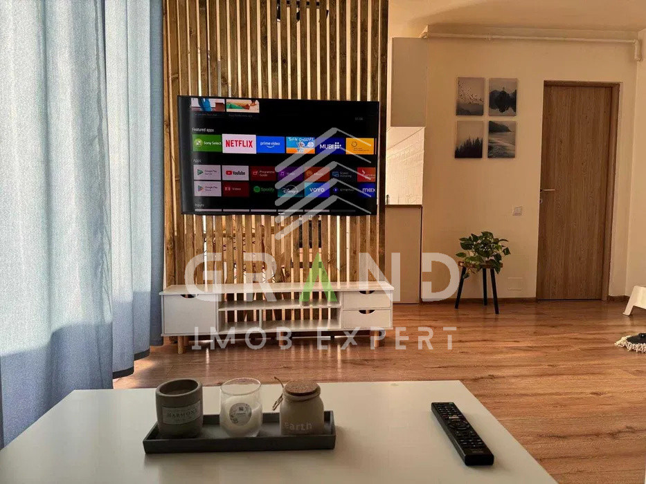 Apartament 2 camere, cu terasă 21 mp, zona Vivo, mobilat complet, PETFRIENDLY