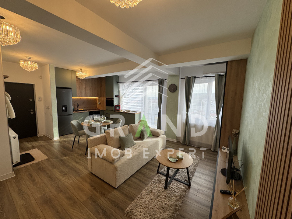 Apartament 2 camere,ultrafinisat,cu parcare subterană–Florești,str.Teilor