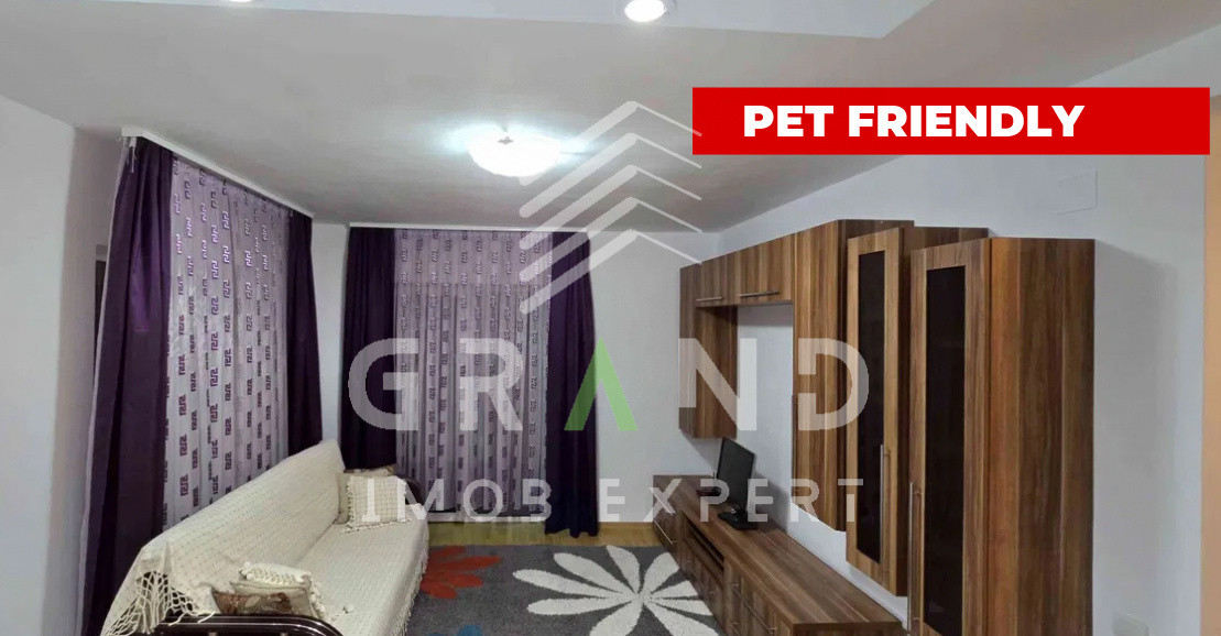 Închiriere 2 camere Florești, str. Florilor – pet-friendly & parcare inclusă