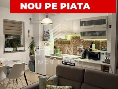 Apartament cu 2 camere de vânzare, semidecomandat, 49 m², parcare + terasa, Iris