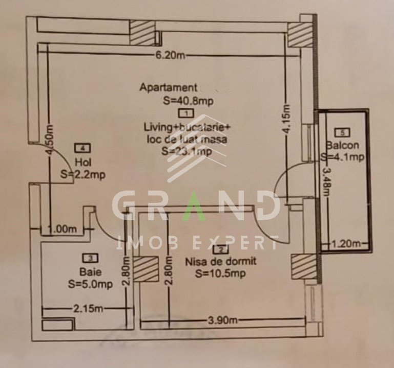 Ap 2 camere | BALCON | PARCARE SUBTERANA | LOMBULUI/Dambul Rotund