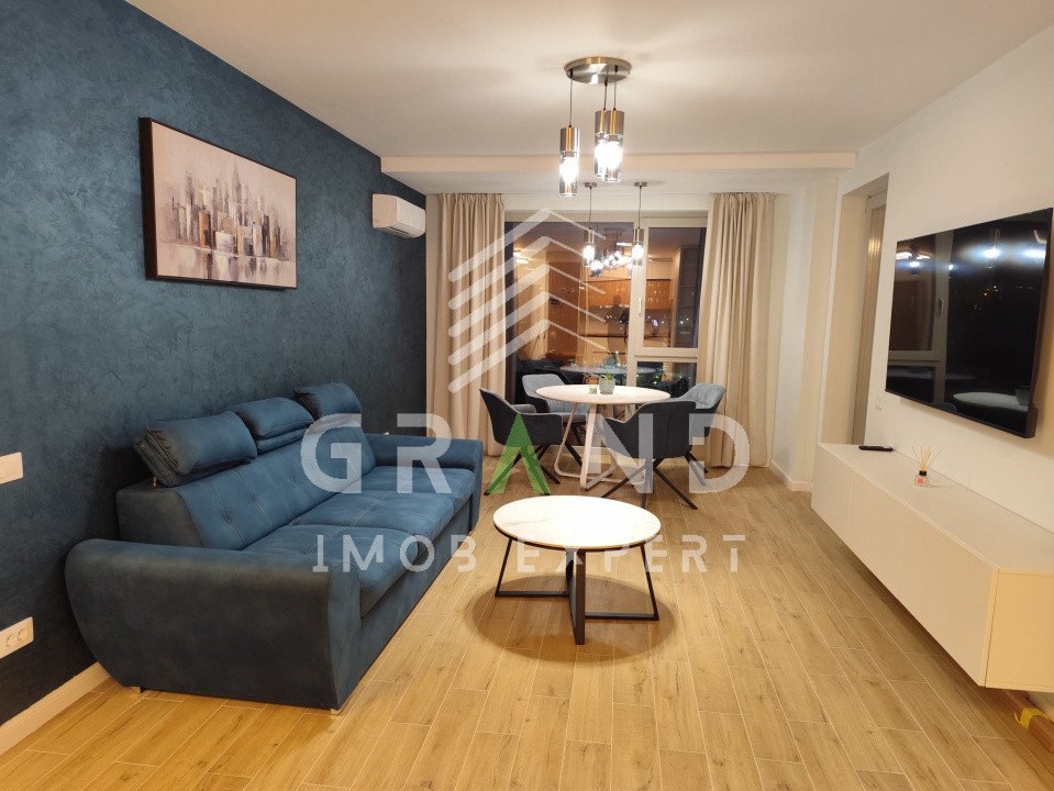 Apartament ultrafinisat | 2 camere | balcon | semidecomandat | Parcare | Marasti
