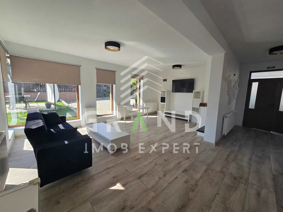 CASĂ INDIVIDUALĂ DE ÎNCHIRIAT | 140 MP | CURTE 350 MP | 4 PARCĂRI | BUNĂ ZIUA