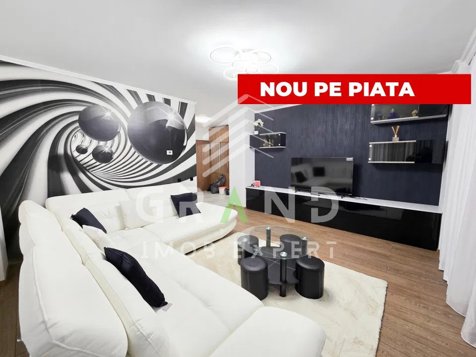 Ap.3 Camere | 100 mp+Terasă 38 mp | 2 Parcări | Complex Exclusivist | Bună Ziua