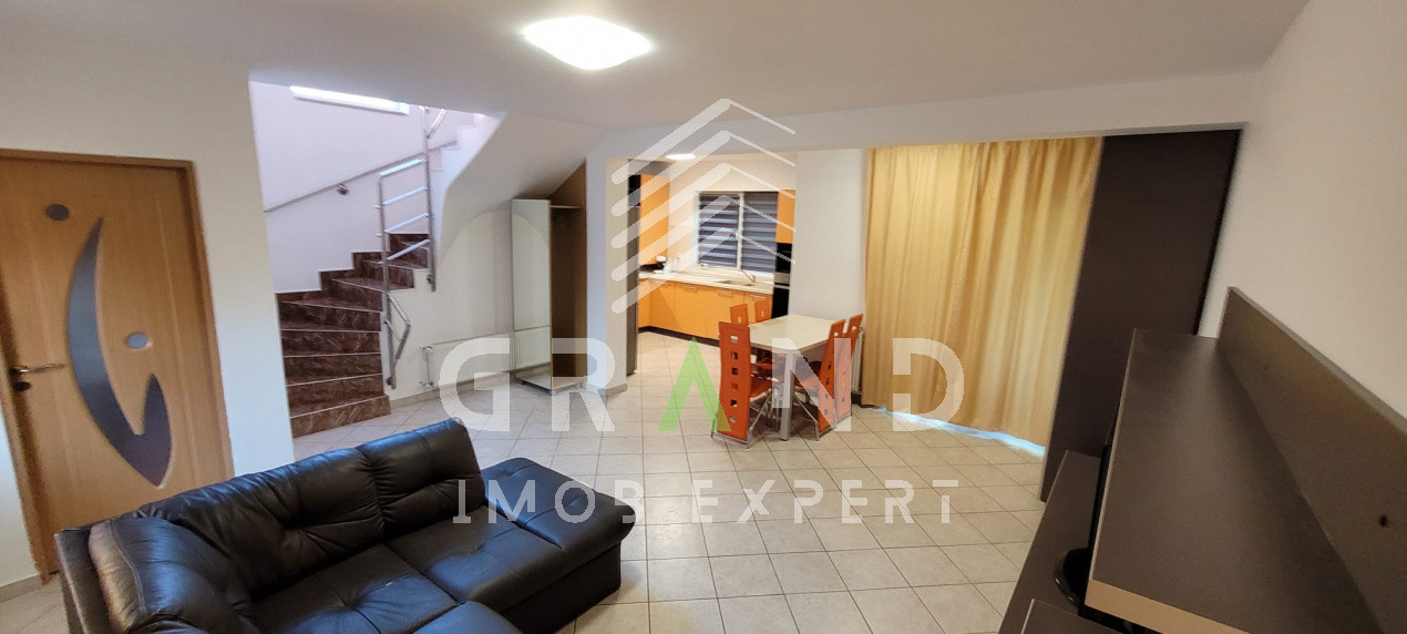 Duplex de închiriat | 4 camere | 98 mp utili | 2 parcări | Iris–str.Nădășel