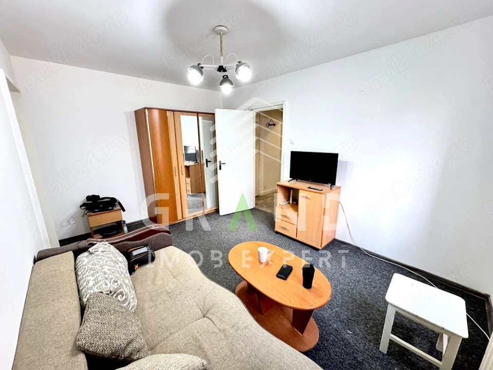 2 camere de vânzare | Mutare imediată | Mănăștur–zona Parâng/McDonald’s/Petrom