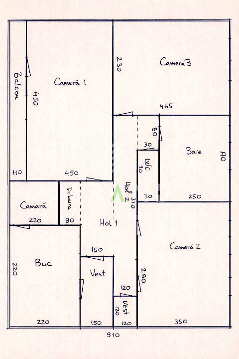 3 camere decomandat | 66 mp+balcon | boxa | Manastur/Primăverii/Pritax
