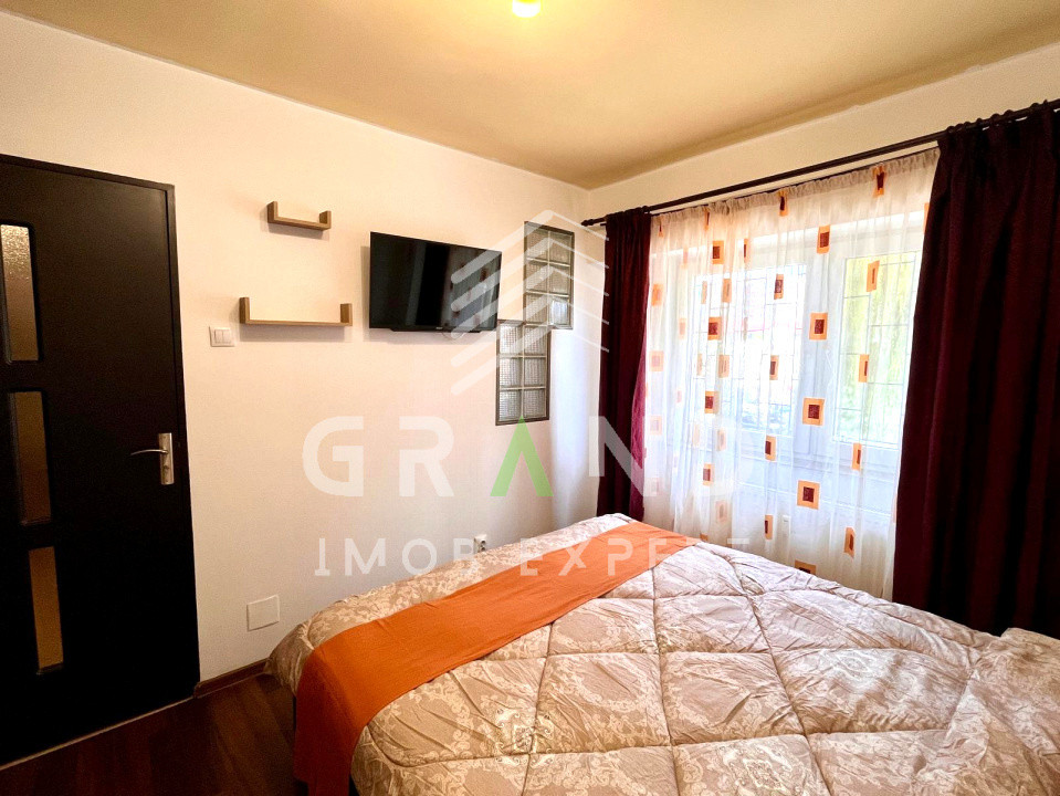 Garsonieră de închiriat | 28 mp | Parter/4 | Mănăștur–Str. Bucegi 