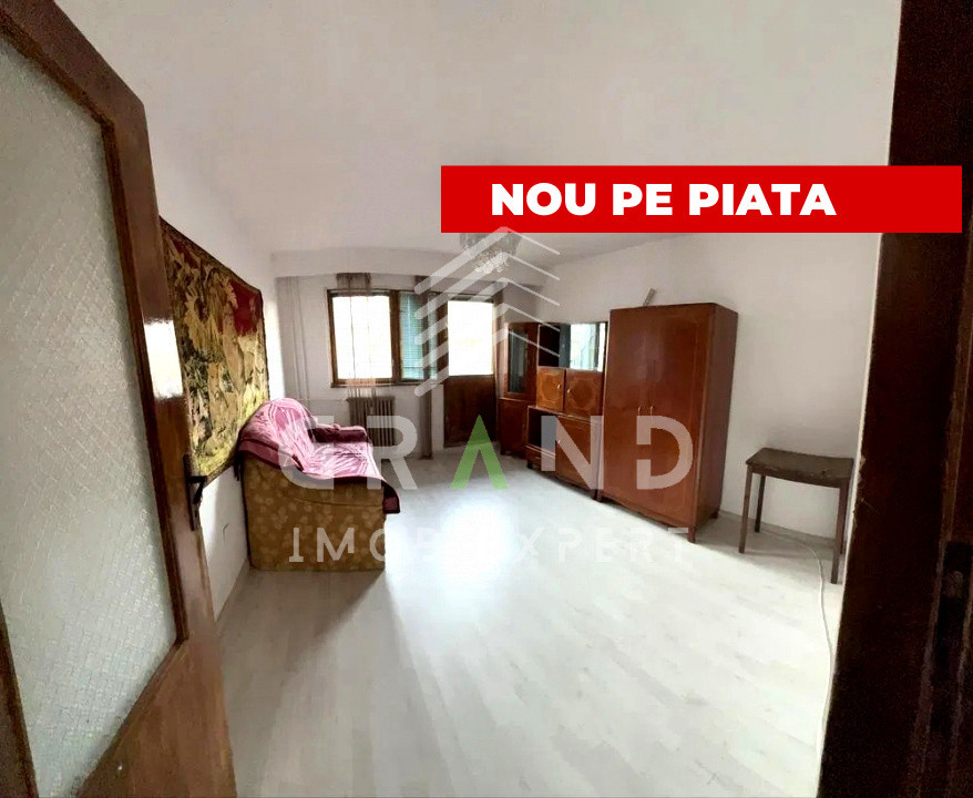 2 camere decomandate | 2 balcoane | Etaj intermediar | Mărăști–Piața Mărăști