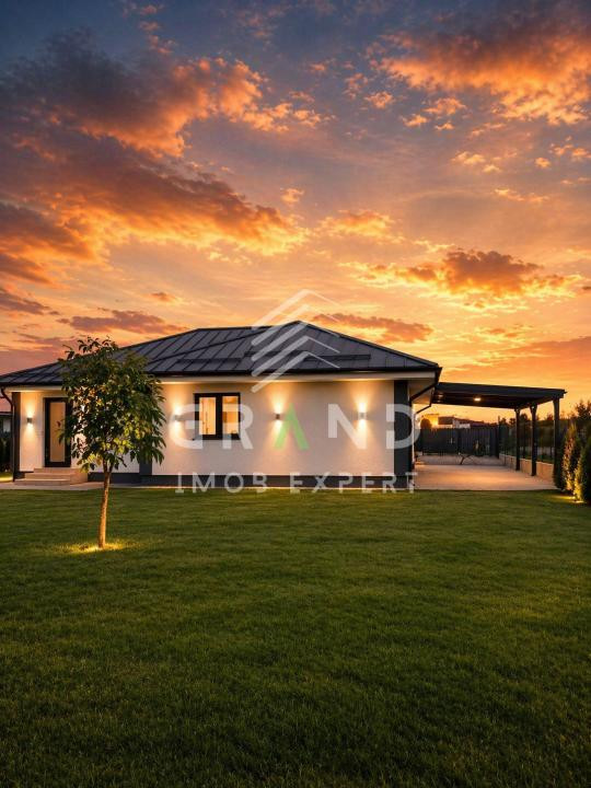 CASĂ MODERNĂ DE VÂNZARE ÎN TURENI | 147 MP | TEREN 805 MP | UTILITĂȚI COMPLETE