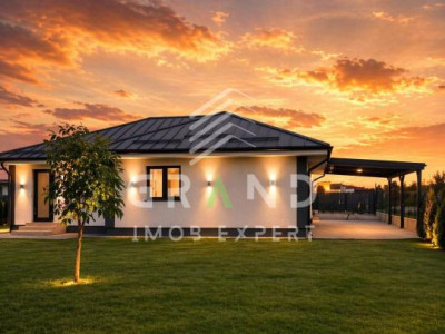 CASĂ MODERNĂ DE VÂNZARE ÎN TURENI | 147 MP | TEREN 805 MP | UTILITĂȚI COMPLETE