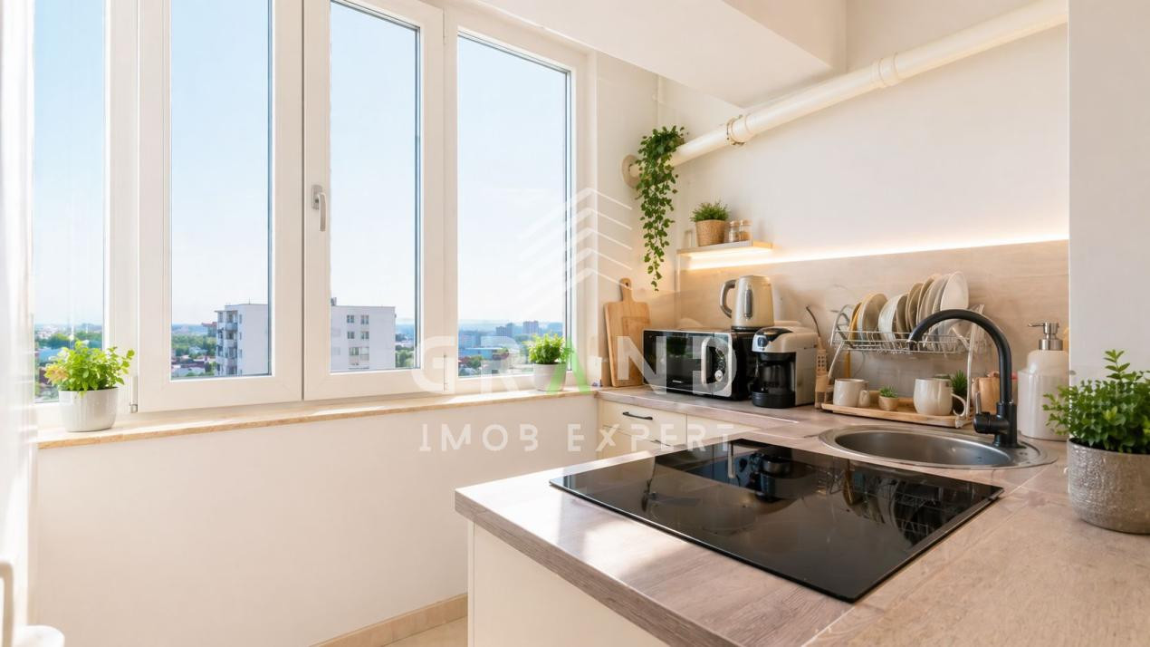 2 camere | 45mp | Bloc nou | Etaj intermediar | Baie cu geam | Calea Turzii