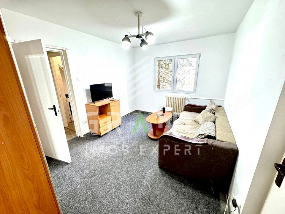 2 camere de vânzare | Mutare imediată | Mănăștur–zona Parâng/McDonald’s/Petrom