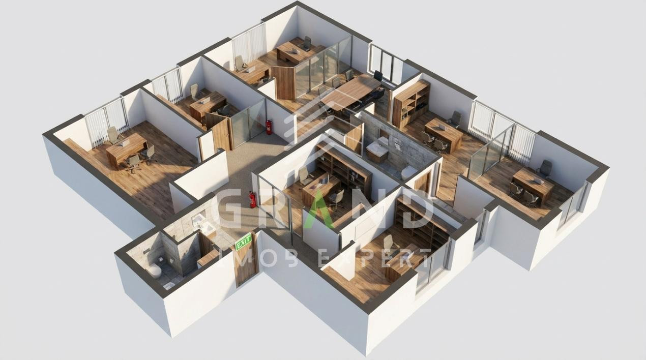 Spațiu birouri 100 mp,ultracentral Cluj-Napoca–Str.Iuliu Maniu | Parter înalt