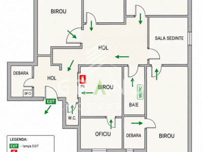 Spațiu birouri 100 mp,ultracentral Cluj-Napoca–Str.Iuliu Maniu | Parter înalt