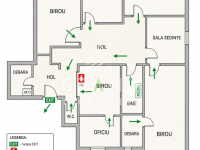 Spațiu birouri 100 mp,ultracentral Cluj-Napoca–Str.Iuliu Maniu | Parter înalt