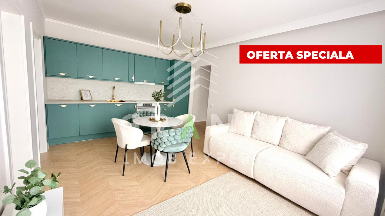 Totul Nou | 3 Camere Finisate | Etaj 2 | Balcon | Parcare | Floresti/Urusagului