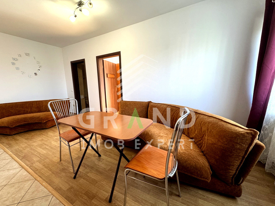 2 camere | Balcon | Etaj 2 cu lift | Calea Turzii–OMV | Mobilat & utilat complet