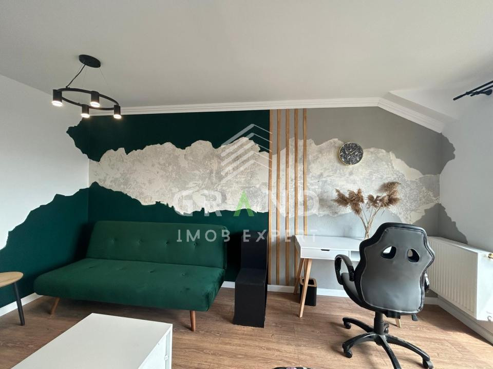 Apartament cu o camera de inchiriat, 35 mp, parcare, zona Lidl, Floresti
