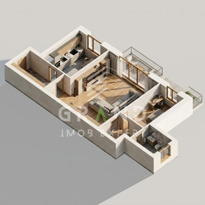 Apartament 3 Camere | Terasa | 70 MP | Aurel Vlaicu