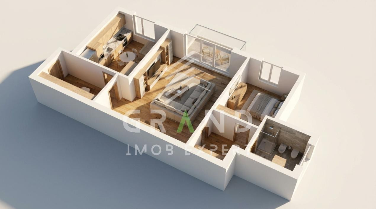 Apartament 3 Camere | Terasa | 70 MP | Aurel Vlaicu