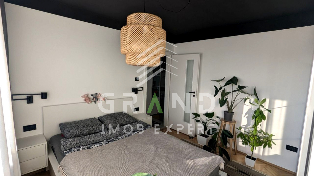 2 camere premium renovat 2022 | Parcare+Boxa 5 mp | Logie | Manastur 