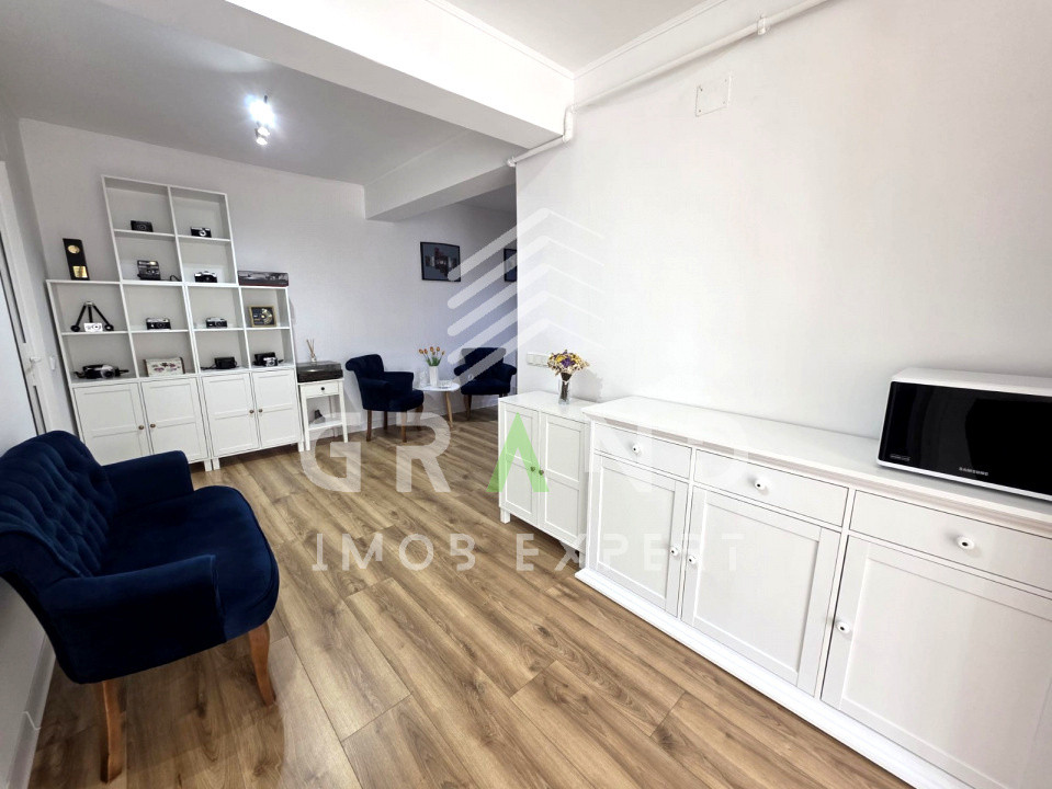 SPAȚIU DE BIROURI CU TERASĂ PRIVATĂ ȘI 2 PARCĂRI | ZONA CENTRALĂ–HOREA
