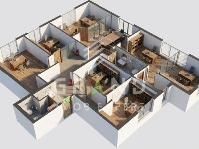 Spațiu birouri 100 mp,ultracentral Cluj-Napoca–Str.Iuliu Maniu | Parter înalt