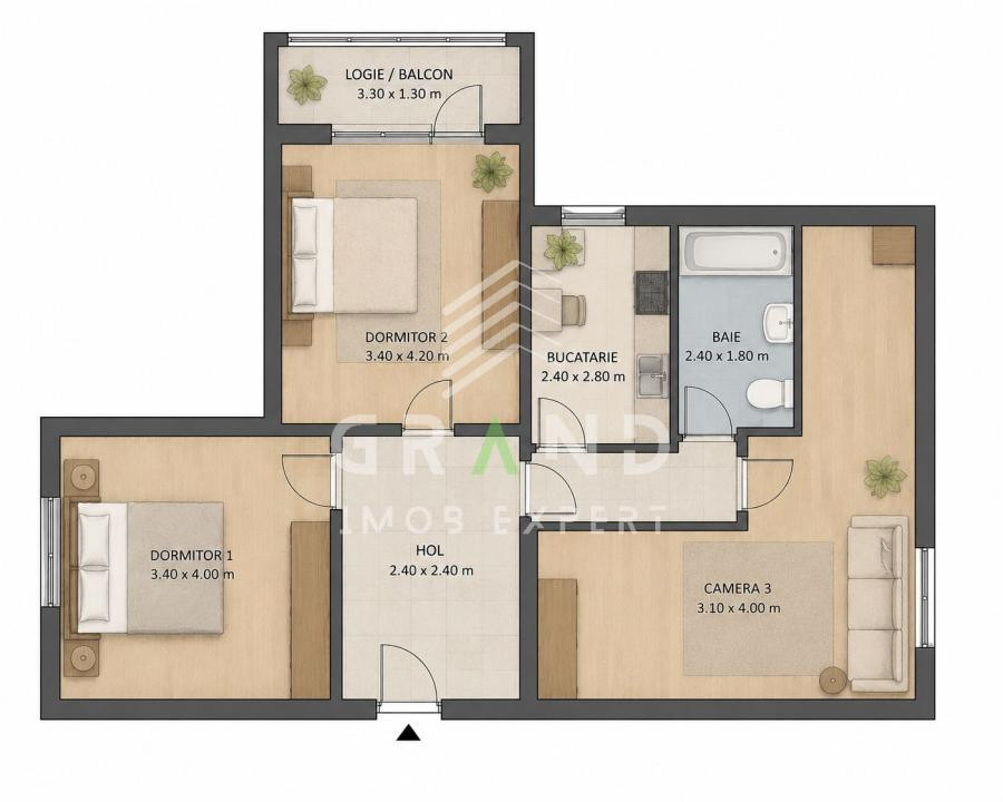 Apartament 3 camere, Nora, Mănăștur