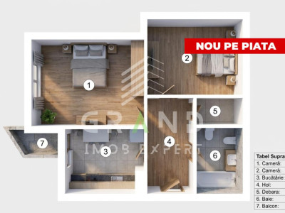2 camere decomandate | Etaj intermediar | Zona accesibila | Manastur Clabucet