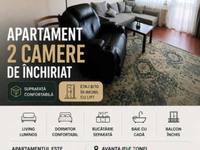 Apartament 2 Camere | 50 MP | Balcon | Grigorescu/Profi