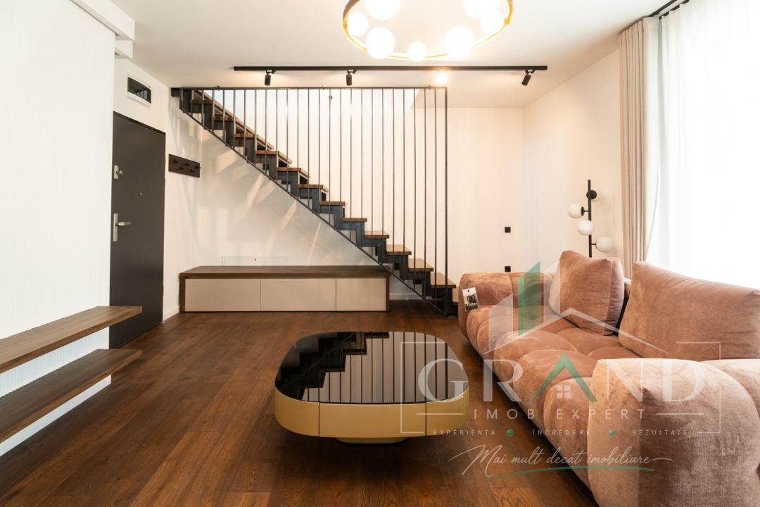 Penthouse pe două nivele, cu 100mp terasă, în Grigorescu