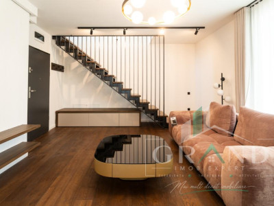 Penthouse pe două nivele, cu 100mp terasă, în Grigorescu