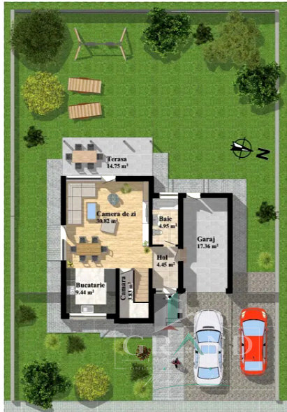 OPORTUNITATE! Casă individuală | 4 camere | 3 băi | Garaj | Teren 450 mp| Dezmir