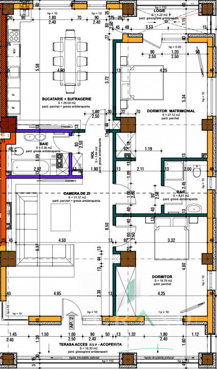 SPAȚIU COMERCIAL 120mp | 4 ÎNCĂPERI | 3 BAI | TERASĂ 20mp | PARCARE | VIVO MALL
